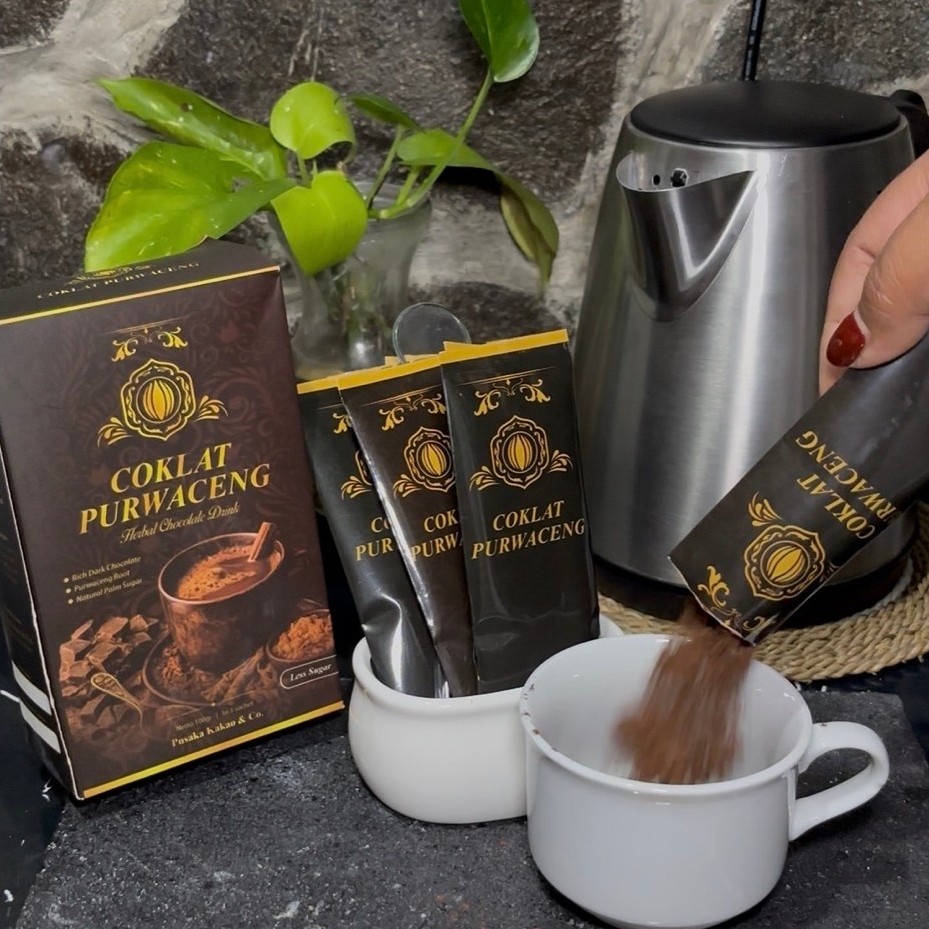 COKLAT PURWACENG | Bubuk Coklat Purwaceng | minuman herbal coklat Purwaceng | Bubuk Coklat siap sedu