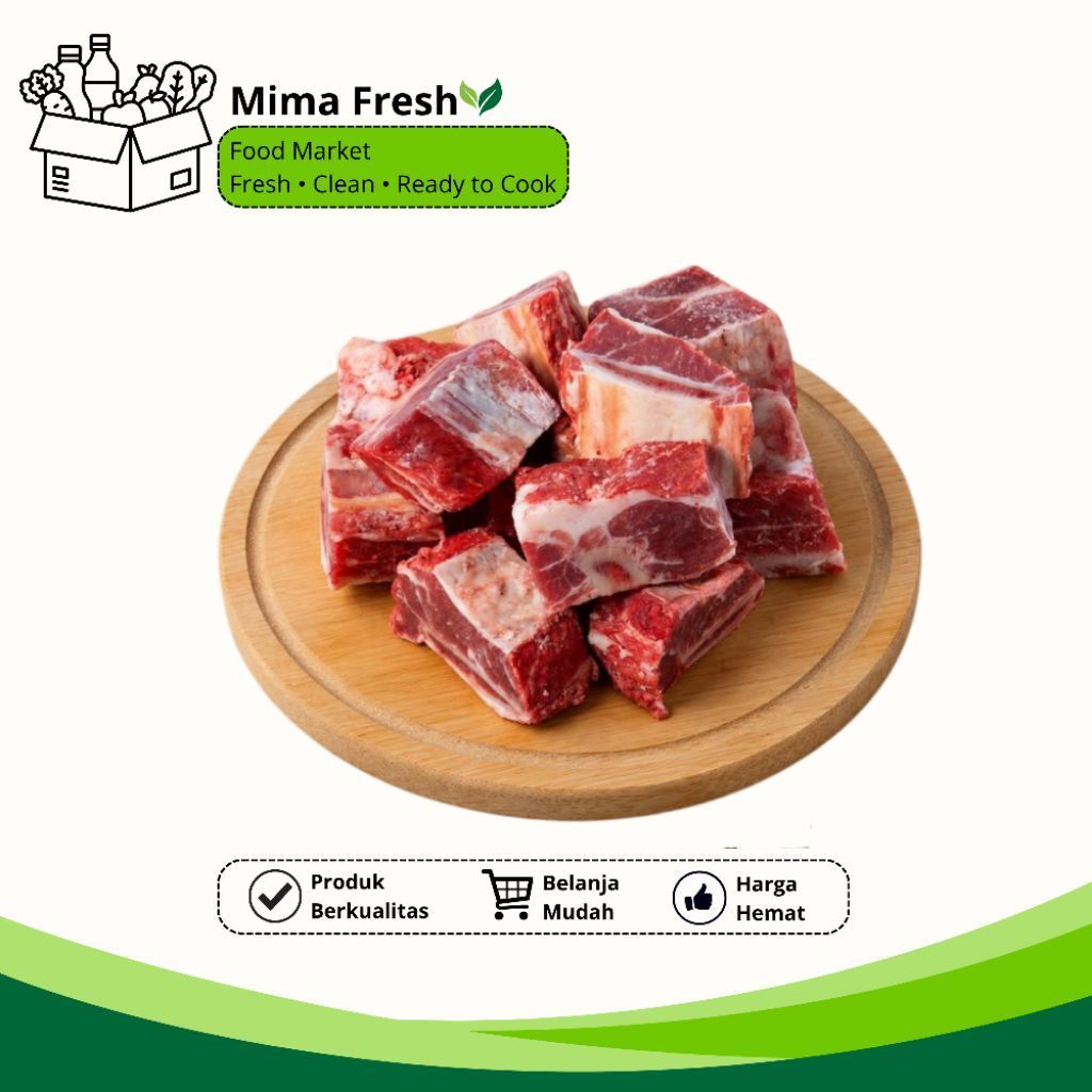 DAGING IGA SAPI SEGAR / DAGING IGA FRESH (HANYA MENERIMA PESANAN DIATAS JAM 15.00 & DIKIRIM PAGI 07.