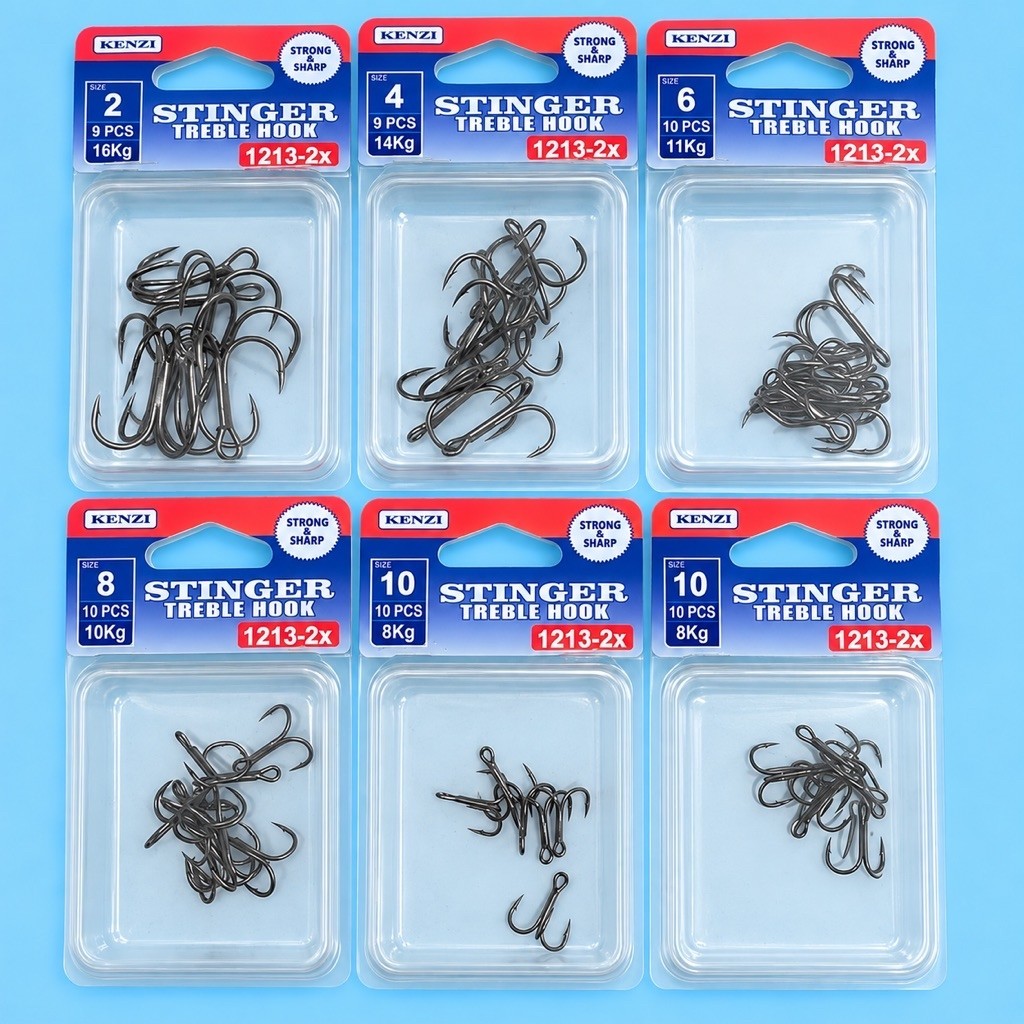 Kail Triple Hook Kenzi Stainless no.1,2,4,6,8,10