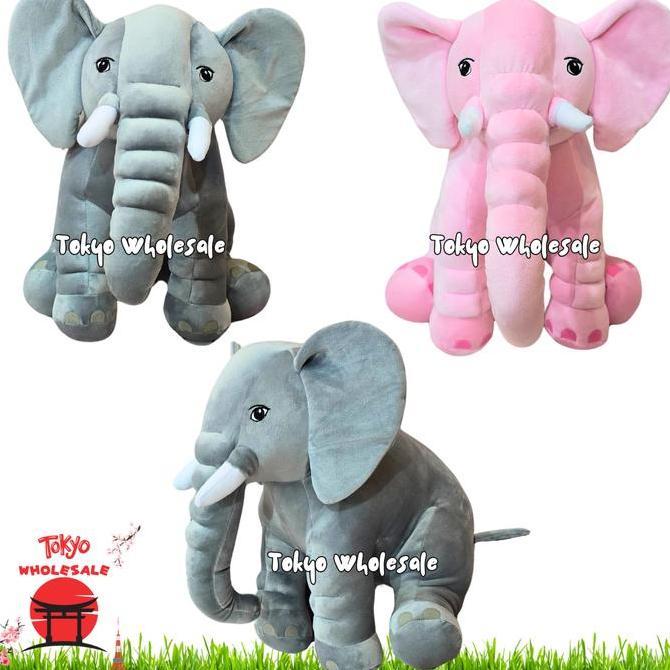 Boneka Gajah Elephant Lucu Gajah Lucu Boneka Binatang Gajah Boneka Hewan Hadiah Mewah bayi boneka ga