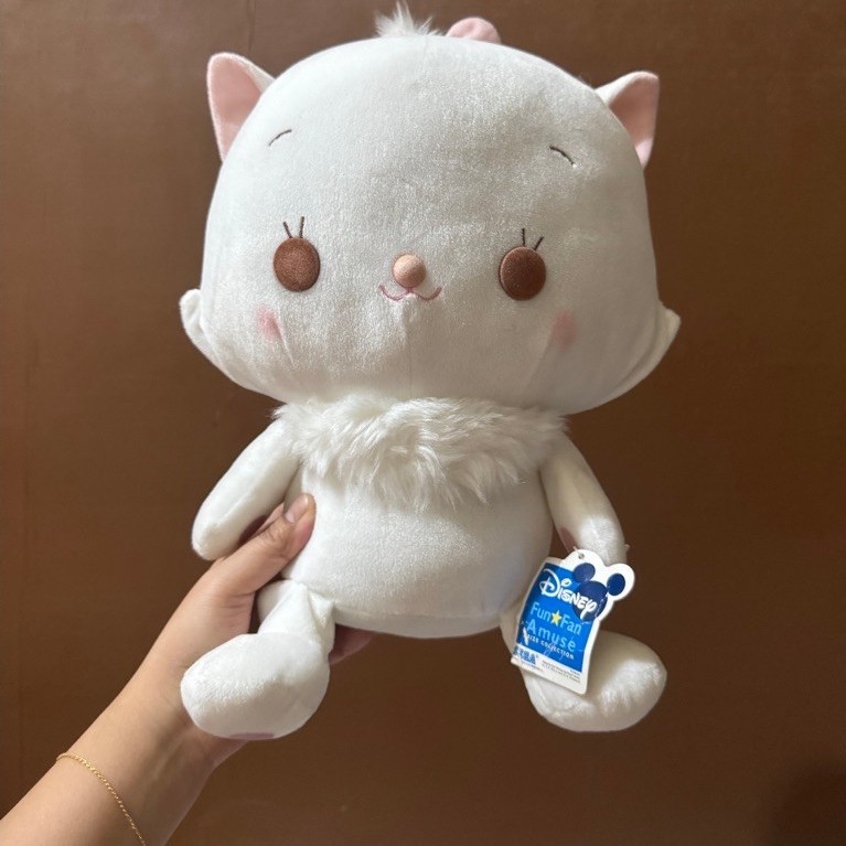 Boneka Karakter Disney Marie Cat size 32cm Original / Boneka Marie Cat / Boneka Kucing / Boneka Kuci