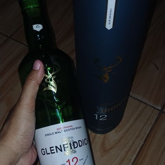 Botol bekas miras glenfiddich 12 700ml degan cover box botol pajangan