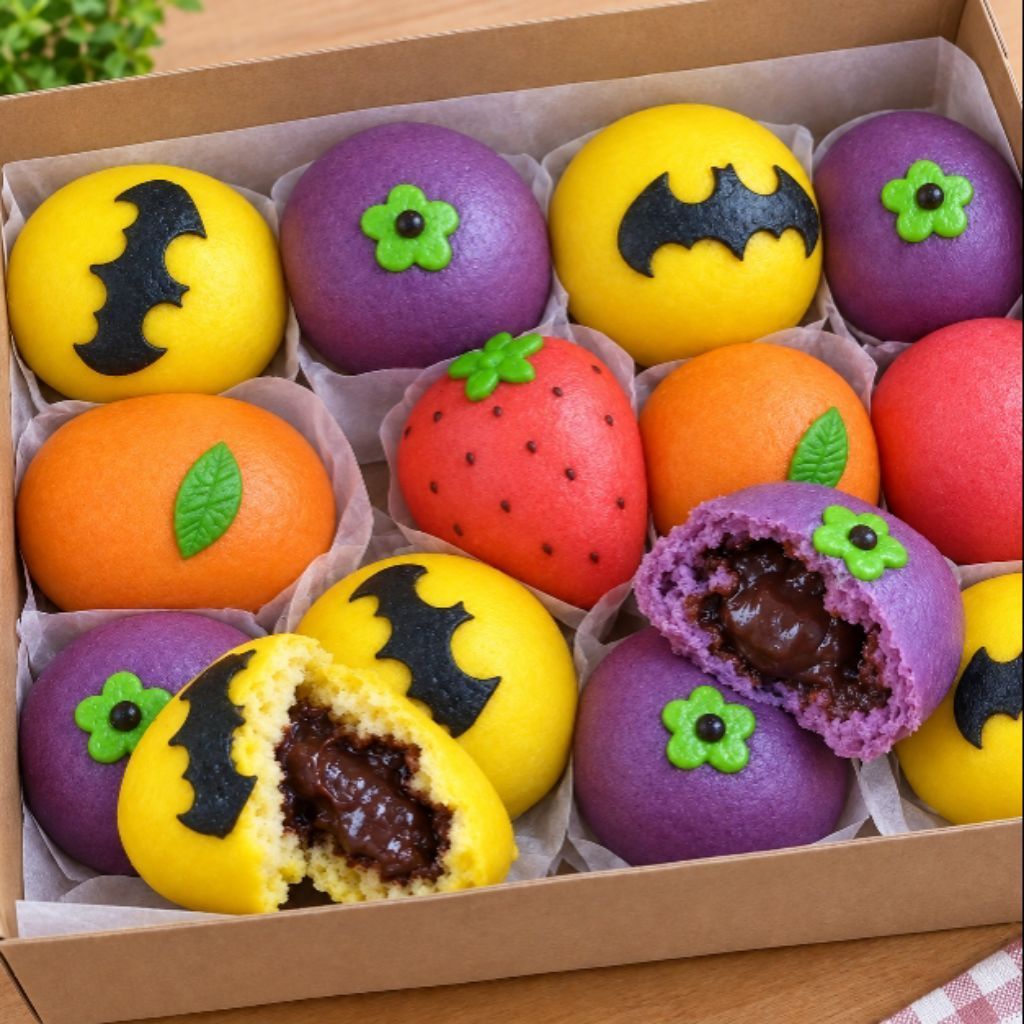 Bakpao karakter coklat isi6 frozen