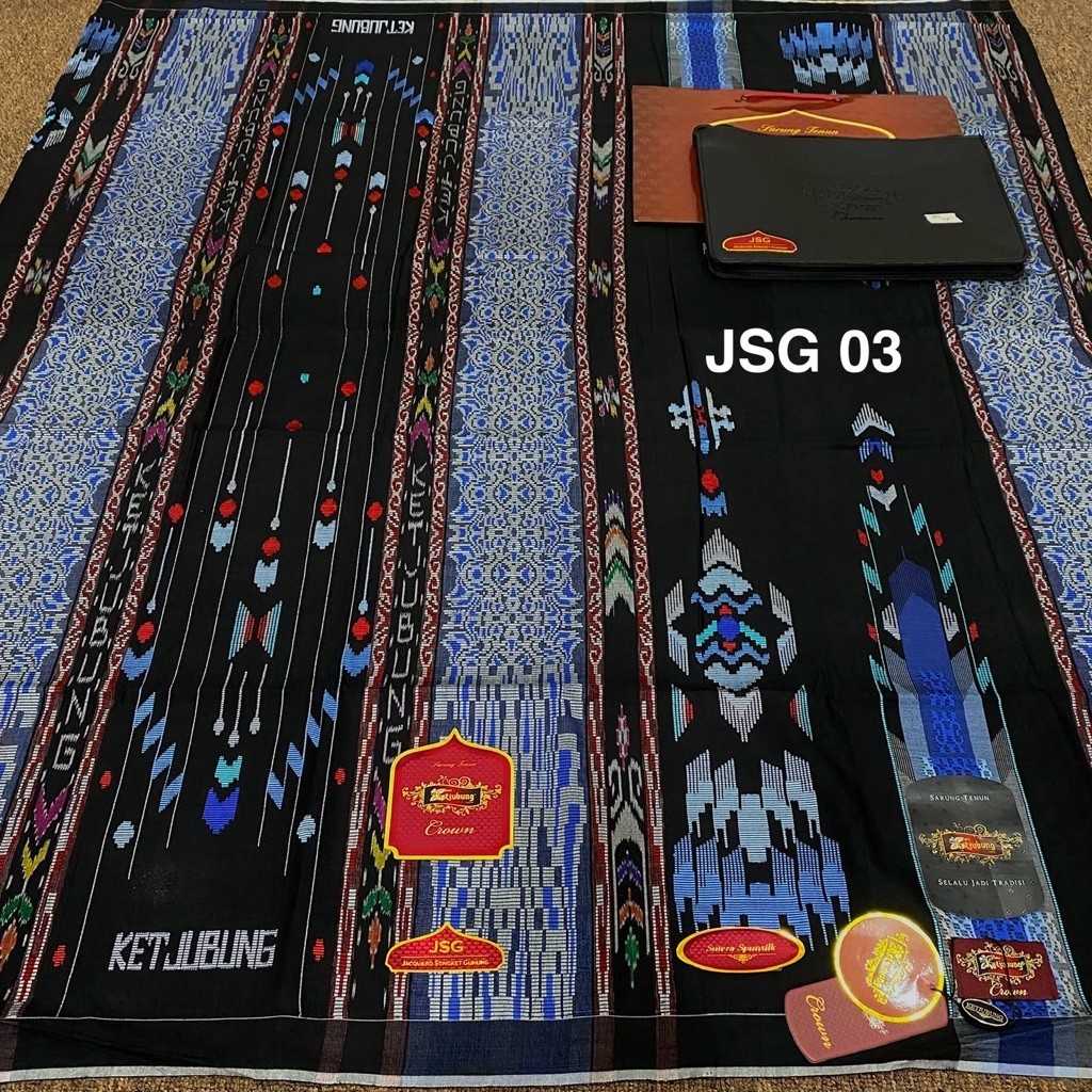 SARUNG KETJUBUNG CROWN GSC STYLE GOLD SUTRA MESRES