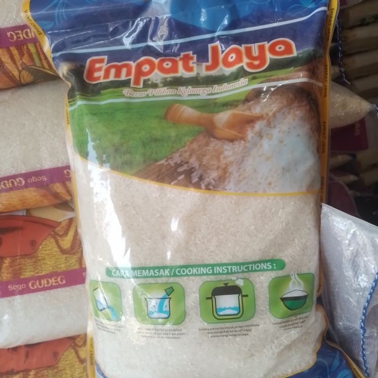 Beras empat jaya 5kg instanmalang