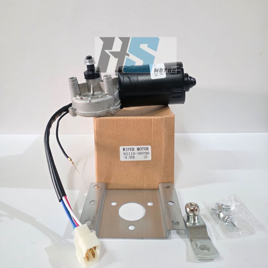 MOTOR DINAMO WIPER DEPAN FR MOBIL TOYOTA KIJANG 5K SUPER KF40 KIJANG 5K GRAND EXTRA KF50 85110-90P00