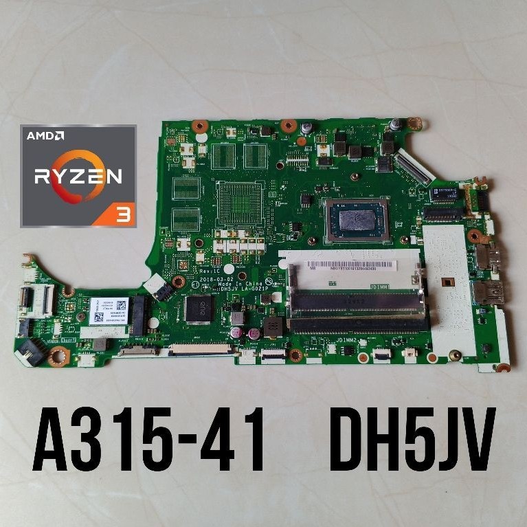 Motherboard Mainboard Mobo Mesin Laptop Original Acer Aspire 3 A315 41 A315-41 DH5JV LA-G021P Ryzen 