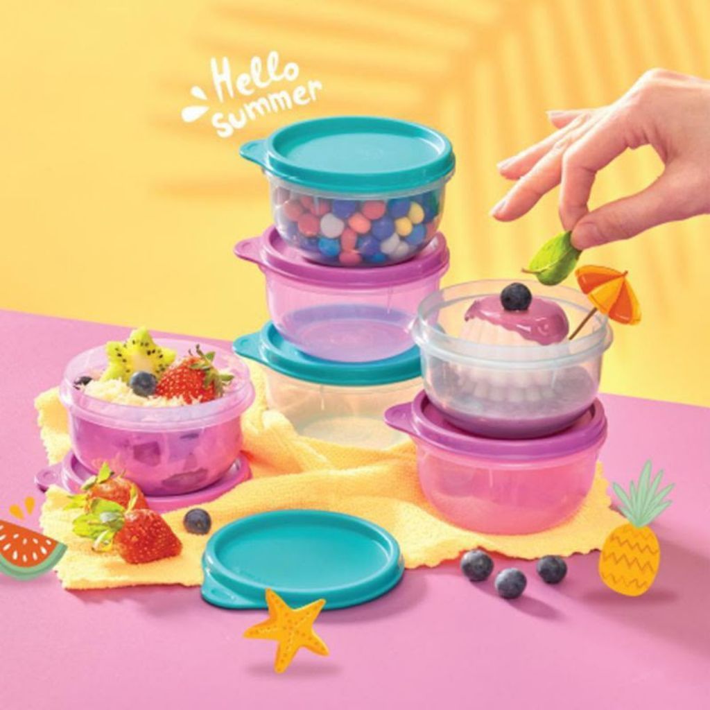 Mangkuk Kecil Summer Cup 250ml | Mini Bowl 250ml Tupperware Original
