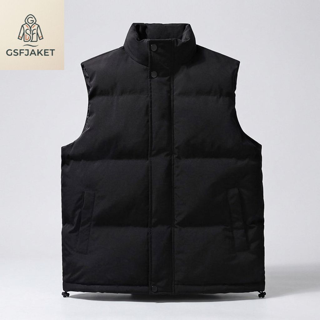 vest winter pria | vest puffer pria | vest unisex pria | vest outdor pria