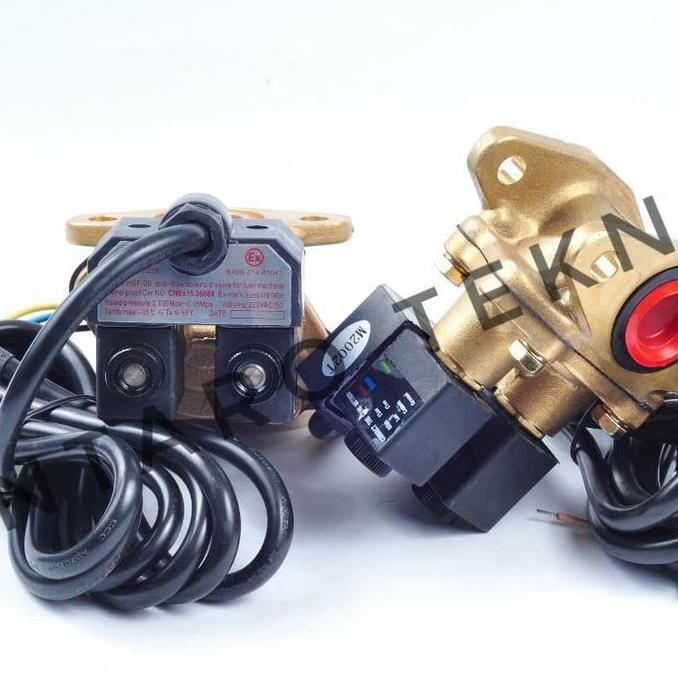 Qoxx- Selenoid Double Valve Selenoid Valve Selenoid Katub Spbu