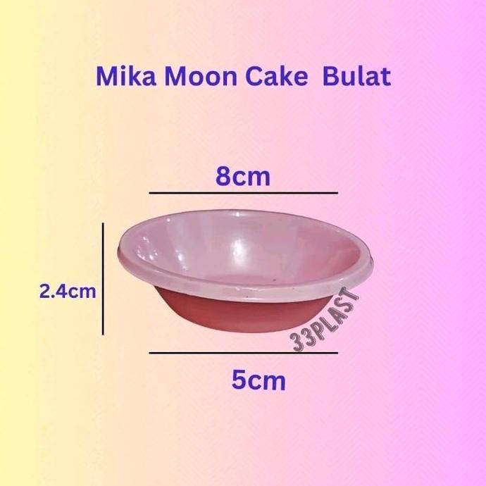Dipo- Mika Mochi Mika Puding (50Pcs) Mika Moon Cake Mini Mika Burger Donat Mini