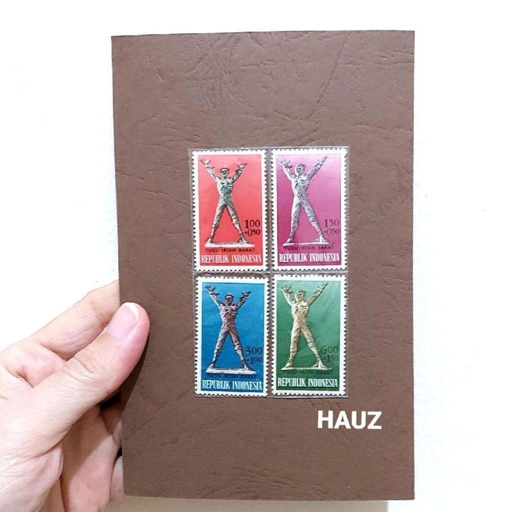 Prangko Perangko Kuno Indonesia Tugu Irian Barat Vintage Stamps Postage
