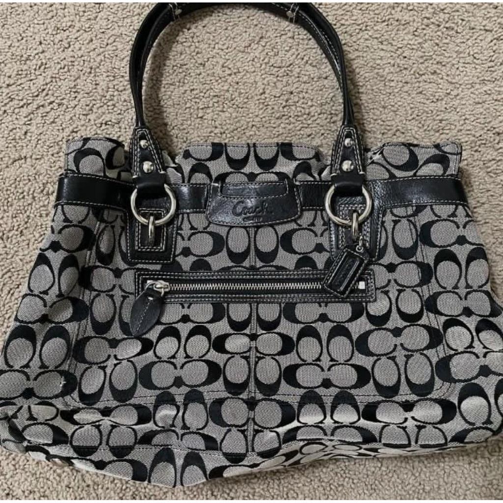 Coach Jacquard Shopper Tote Bag