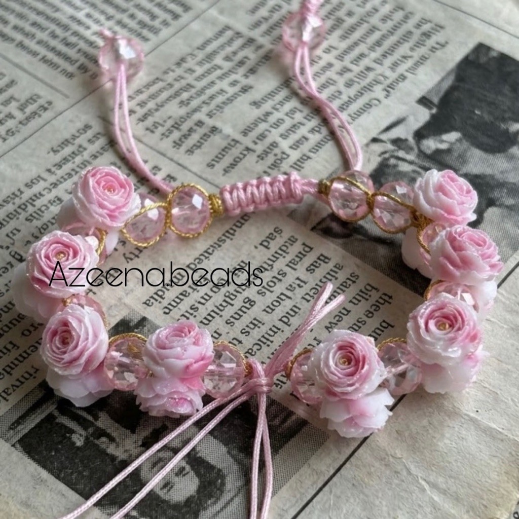 READY - TALI GELANG PANDORA EMAS FULL MAWAR / TALI GELANG PANDORA EMAS