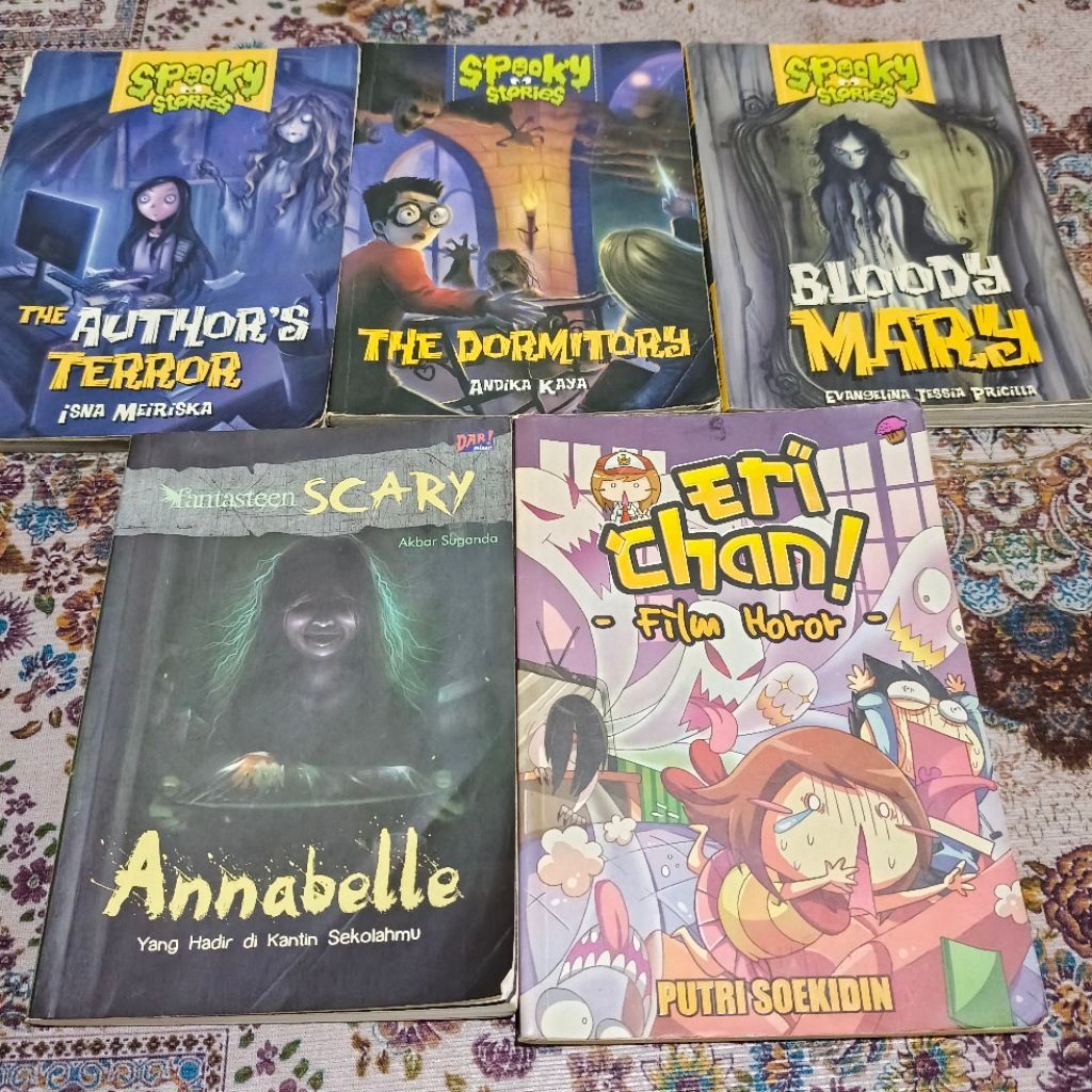 [BACA DESKRIPSI] PL Buku Novel dan komik horror Original Spooky Stories, Fantas teen, Eri chan kondi