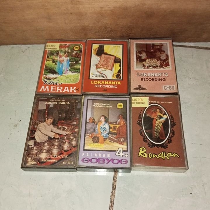 Lokananta Sepaket Kaset Pita Lawas