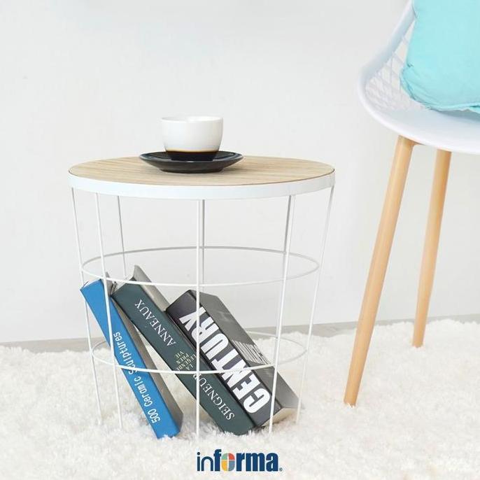 Informa Toby Storage Table Minimalis Coffee Table Meja Ruang Tamu Meja Sofa Meja Minimalis