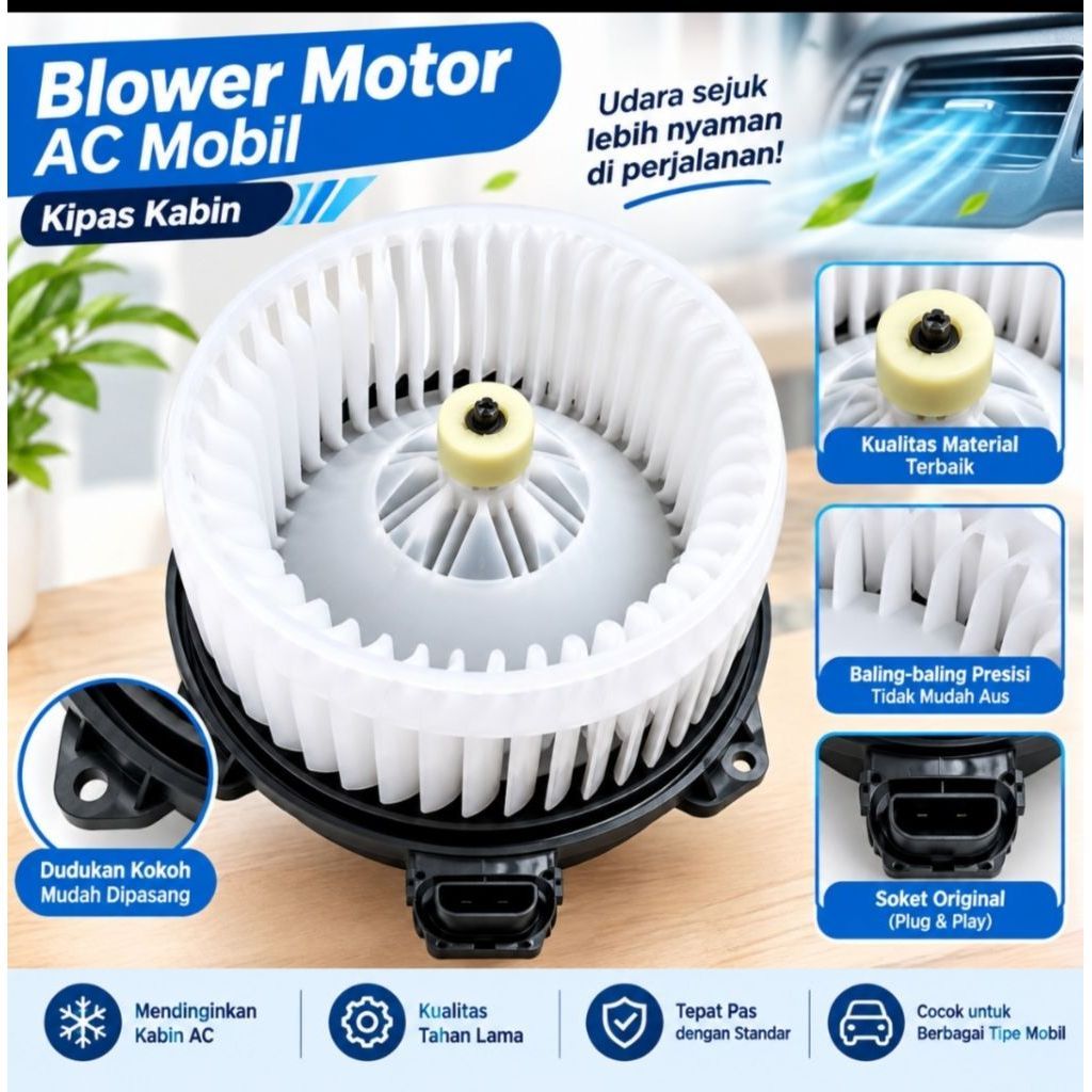 dinamo motor blower AC Honda Mobilio fan angin AC mobil