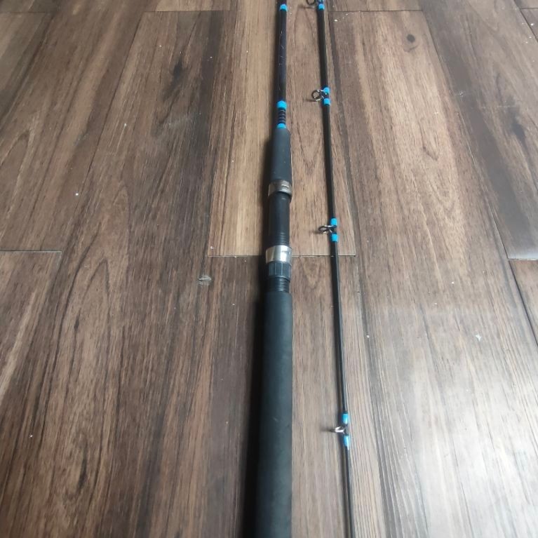 Joran Pancing Shikari Deep Fishing 210 cm Solid Fiber 15-25 lb 18 Kg Biru - Joran Pancing Shikari - 