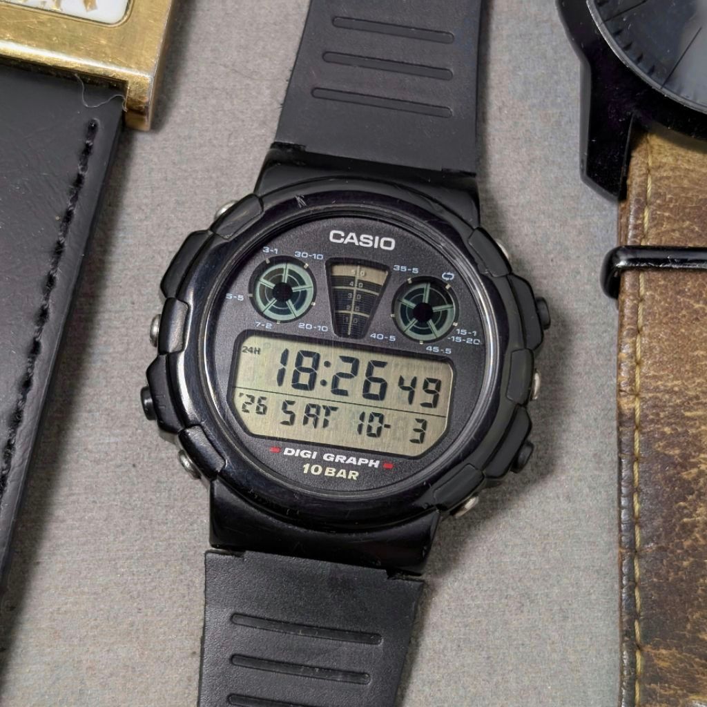 1988 Casio Digi-Graph DGW-30 
Rare 