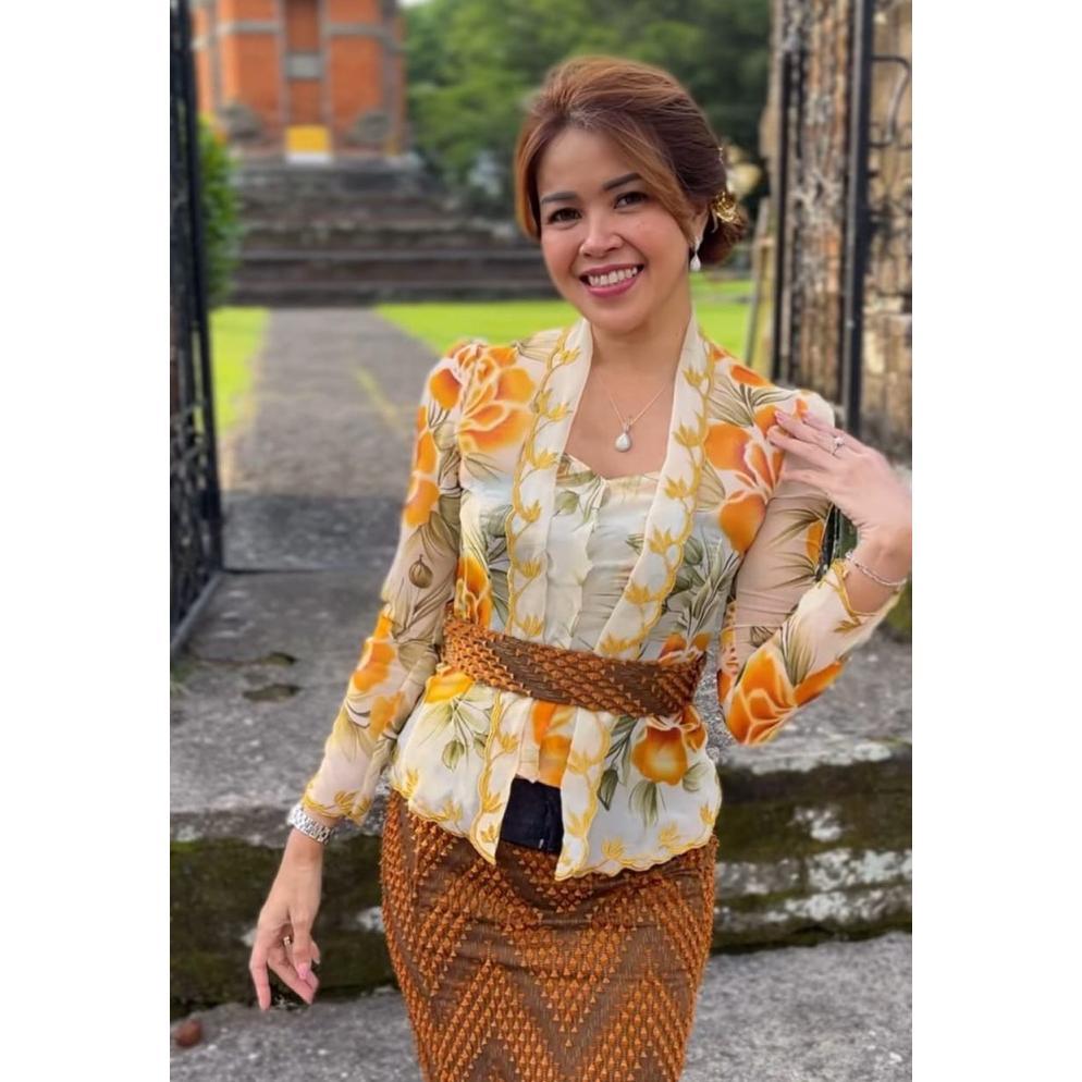 Kain lukis bordir terbaru || bahan kebaya lukis || kebaya lukis || kebaya lukis bali || kanabali