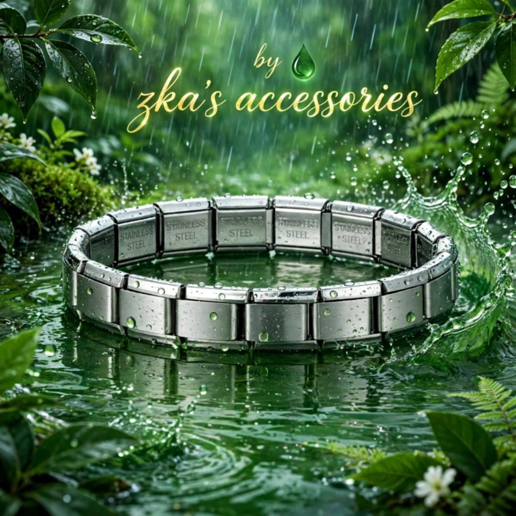 Gelang rantai jam tangan gelang titanium model per pria wanita