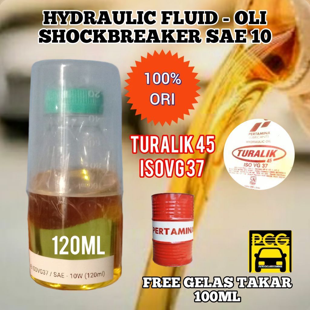 (120ml) FREE GELAS TAKAR - MIO EFi / JUPITER Z / BEAT  / VARIO / SCOOPY ESP / SHOGUN 125 • HYDRAULIC