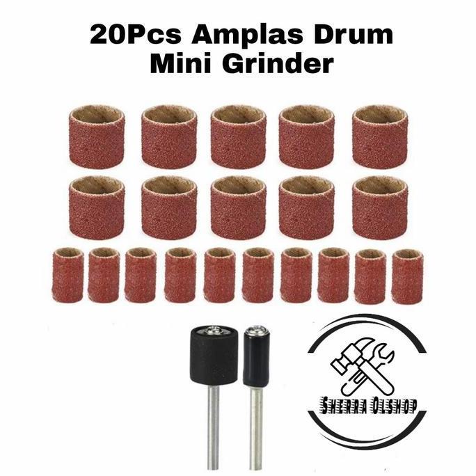 Kixo- Amplas Ring Mini Grinder Set 0Pcs Mata Bor Amplas Tuner Mini Gerinda