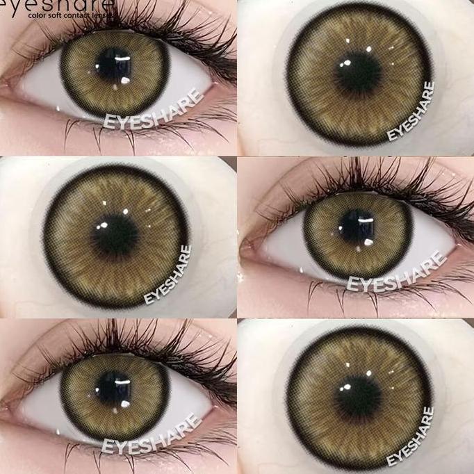 Baguskok- Eyeshare Softlens Gray 14.5Mm 1Pasang B Eyes Lensa