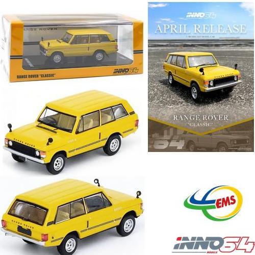 IN64-RRC-SGYL - INNO64 1/64 RANGE ROVER "CLASSIC" Sanglow Yellow