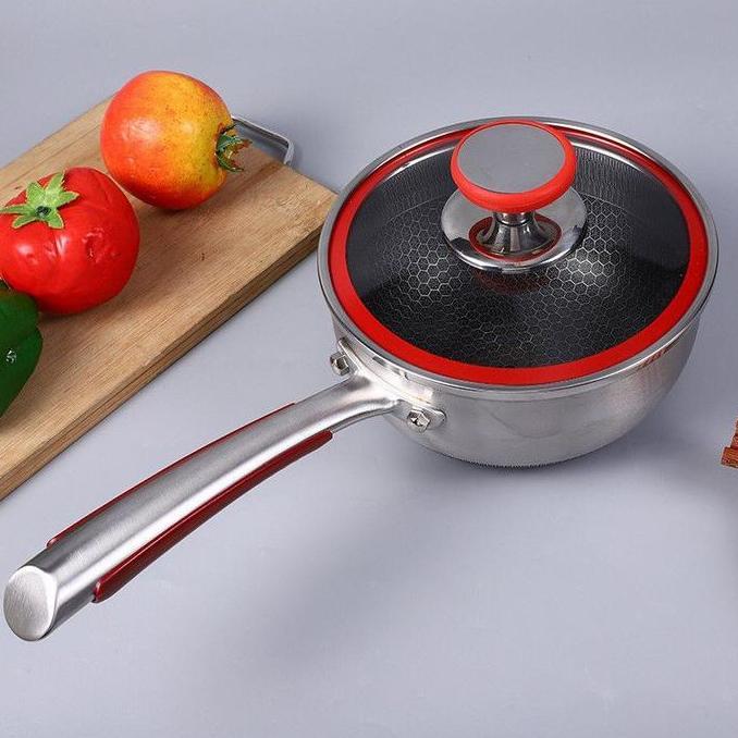 [MS] Panci Honeycomb Stainless Steel 316 / Panci Susu Anti Gores