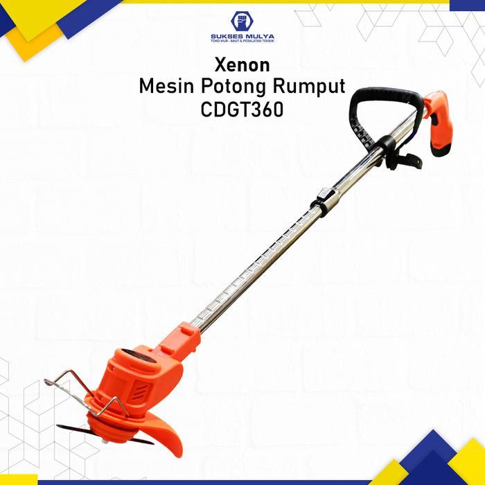 XENON CDGT360 Cordless Grass Trimmer - Mesin Potong Rumput Baterai Cas