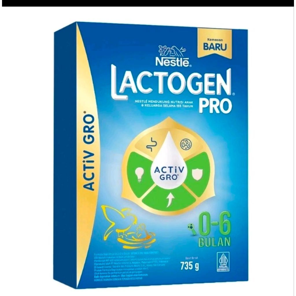 Lactogen 0-6 bulan ukuran 735gr