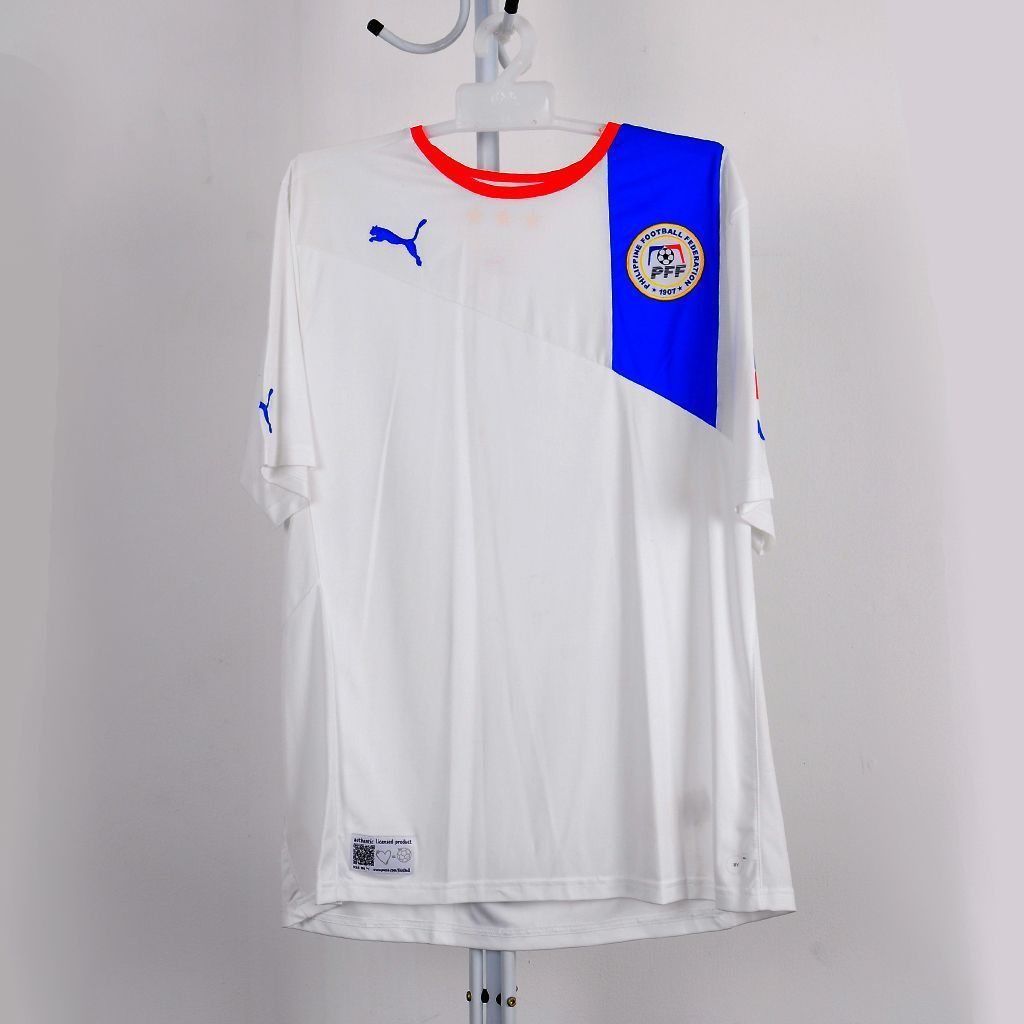 Jersey Filipina Warna Putih  - Lengan Pendek Size XL