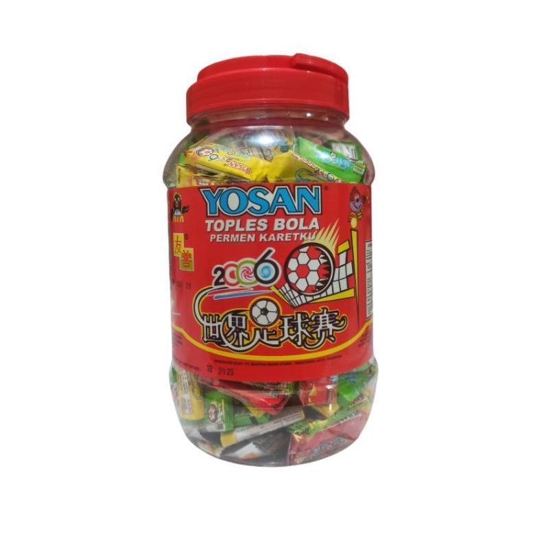 Yosan TOPLES Bola Permen Karet Mix 400gr Diskon