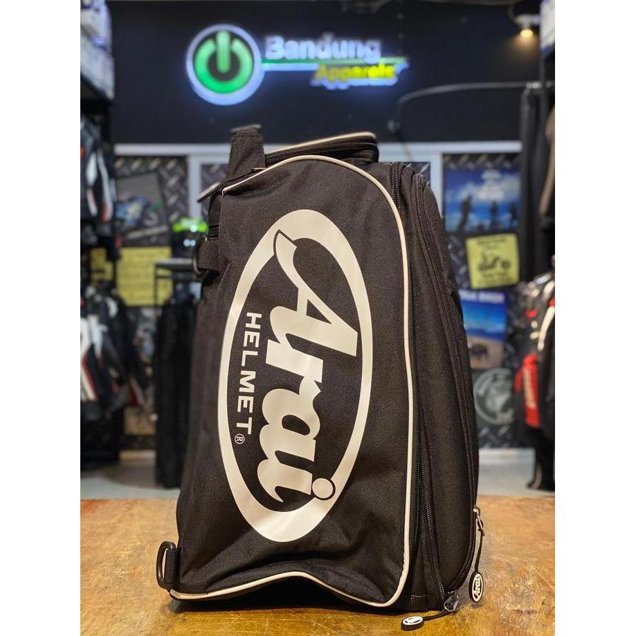 Tas Helm Arai Bag Helmet Original Tas Helm Cross Trail Arai Black Versi 2