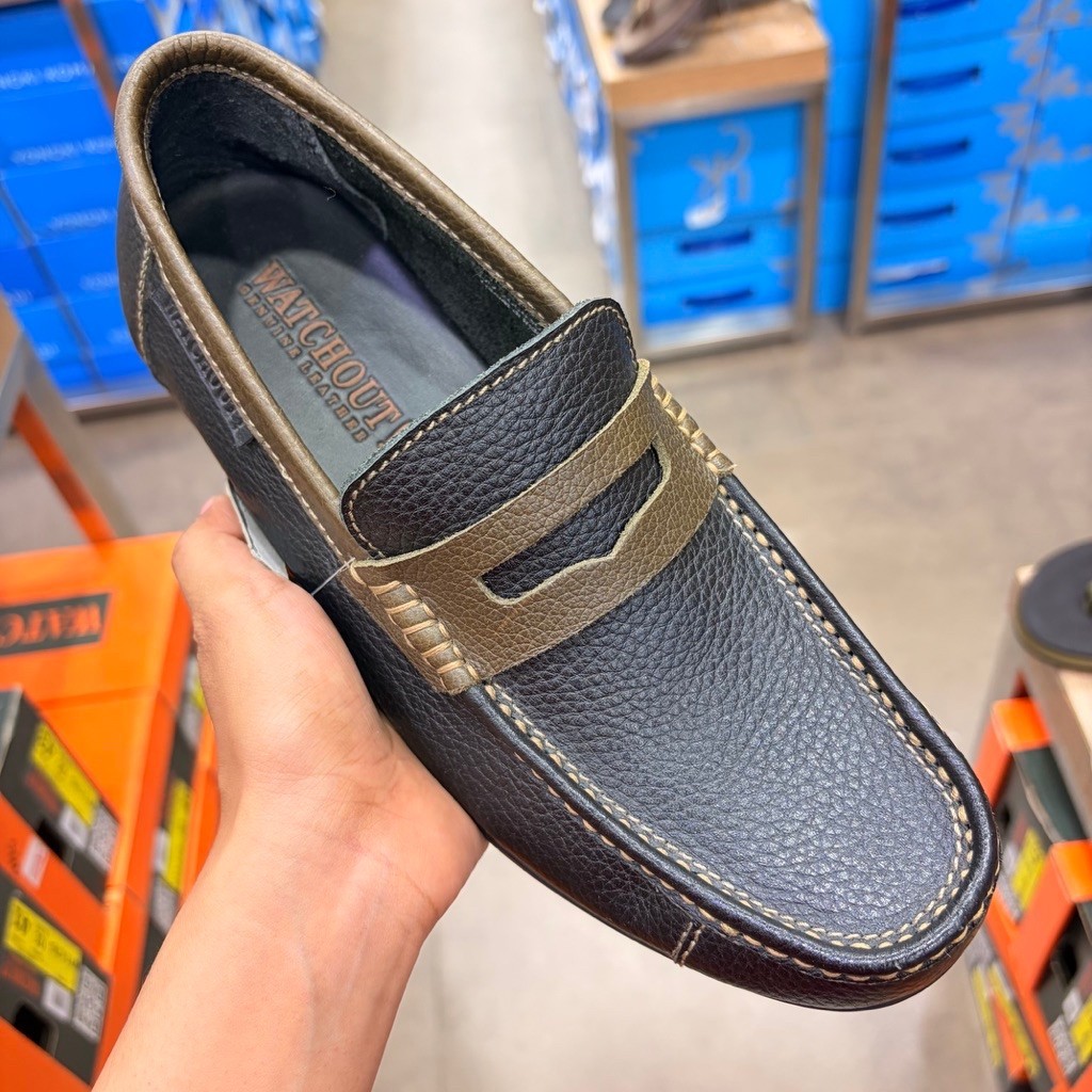 WATCHOUT  sepatu pria mocasine kulit