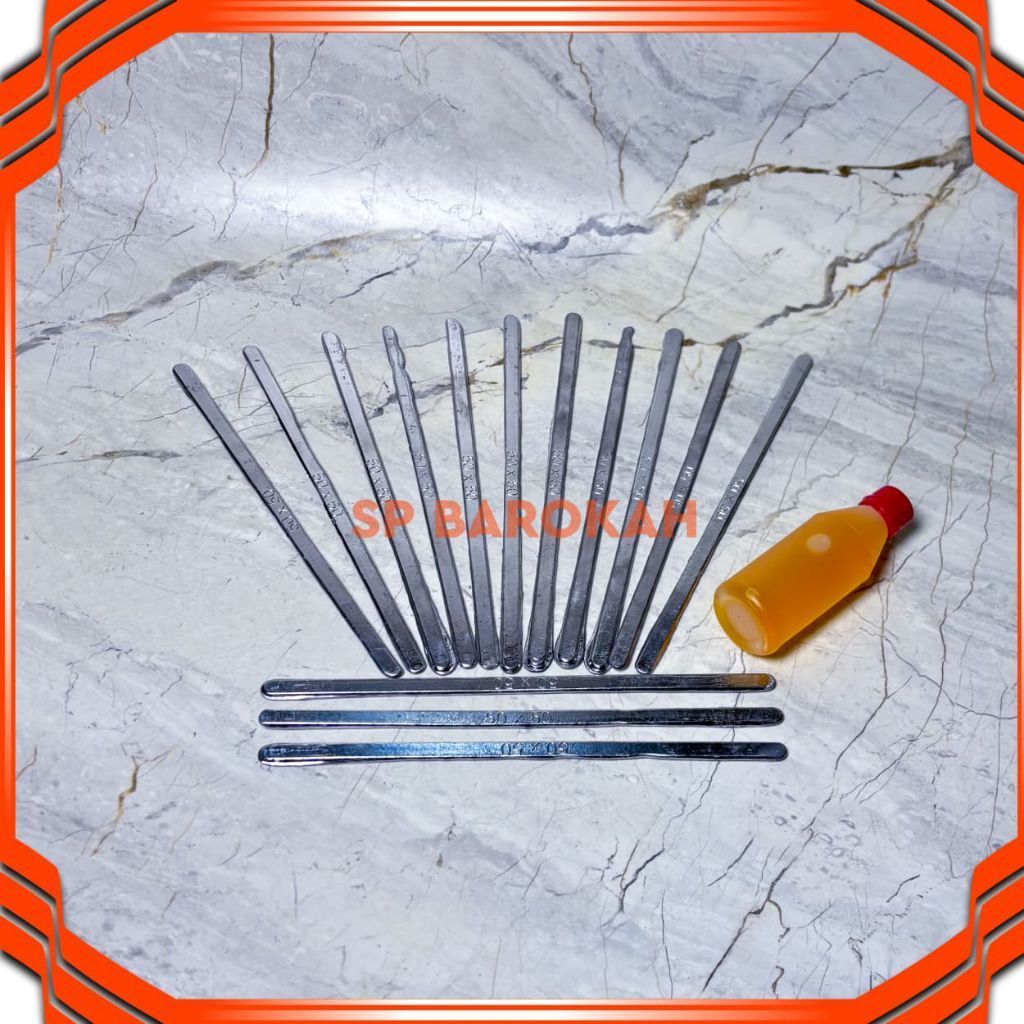 paket komplit Timah solder patri 50x50/ cairan timah patri flukk