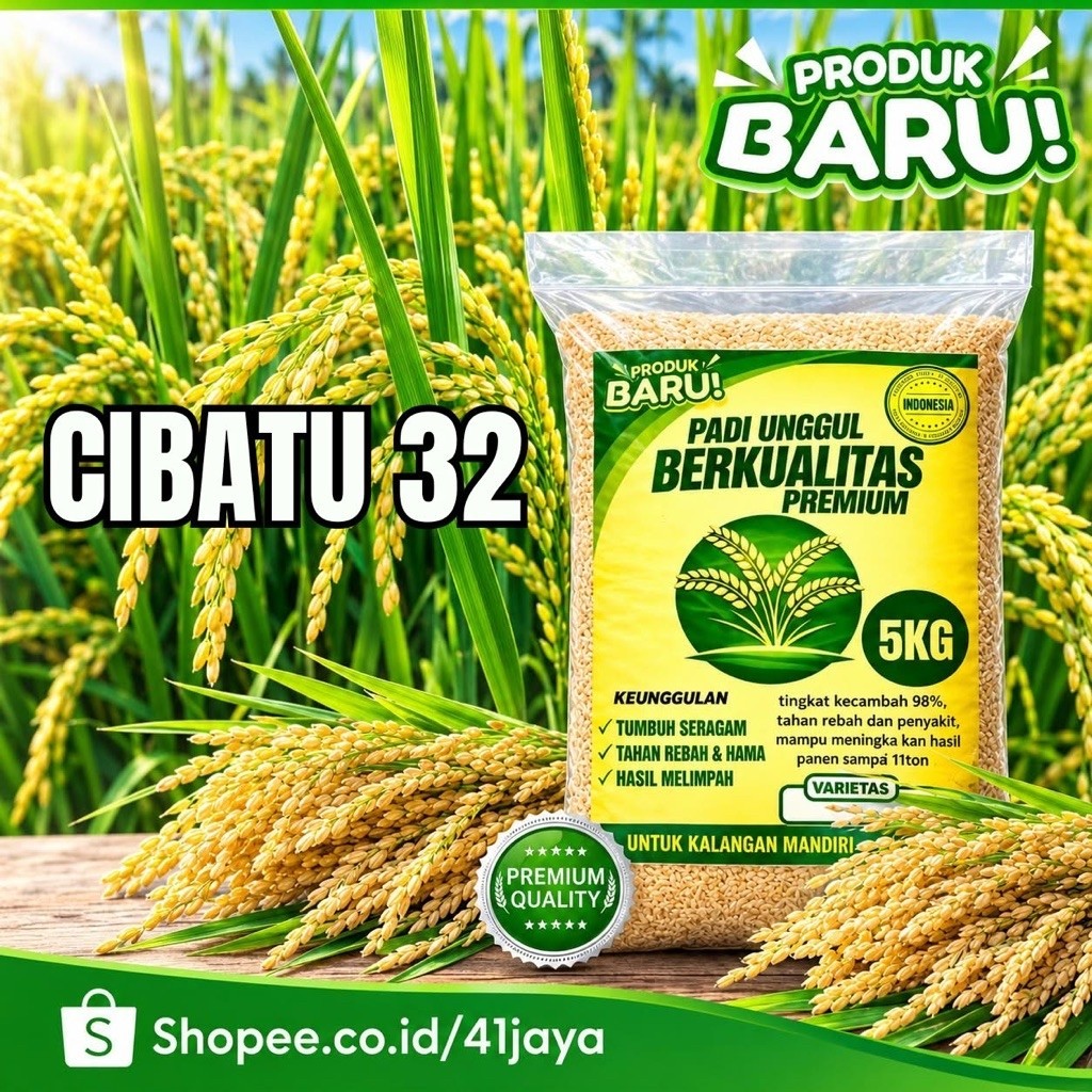 Benih padi CIBATU 32 kemasan 5kg