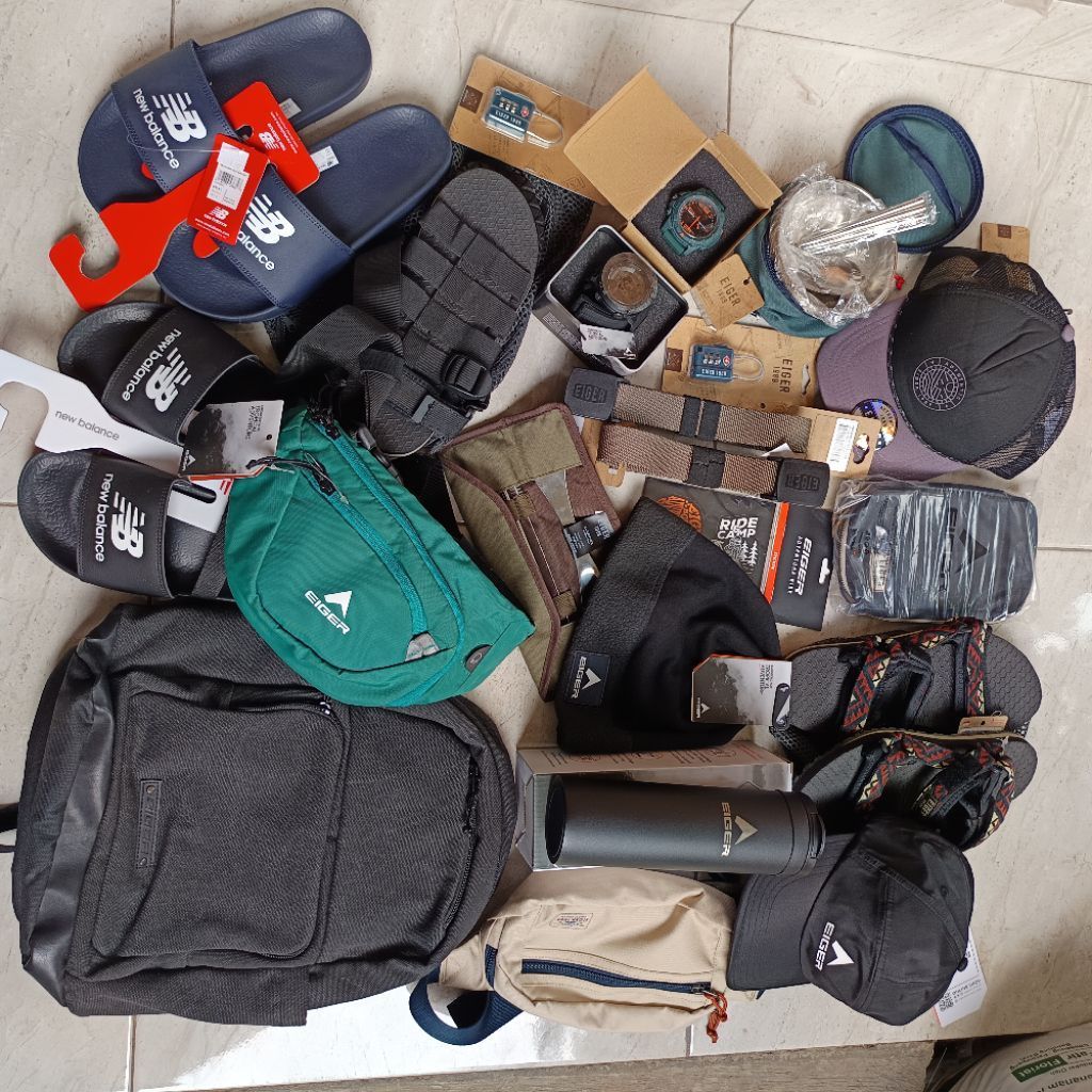 PERINTILAN EIGER ORIGINAL TOPI TAS KAOS PERALATAN CAMPING HOLIDAY RANSEL
