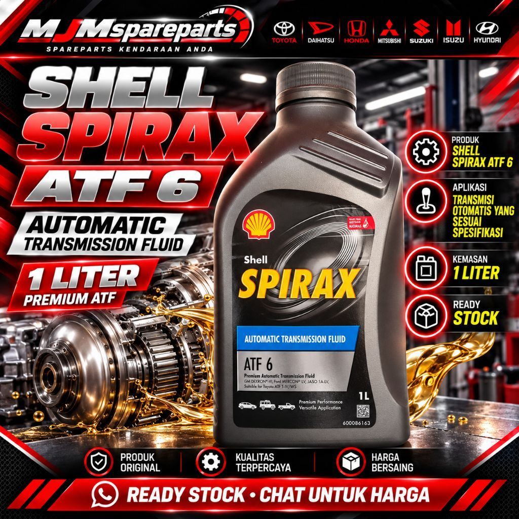 Oli Transmisi Shell Spirax ATF 6 1 lt
