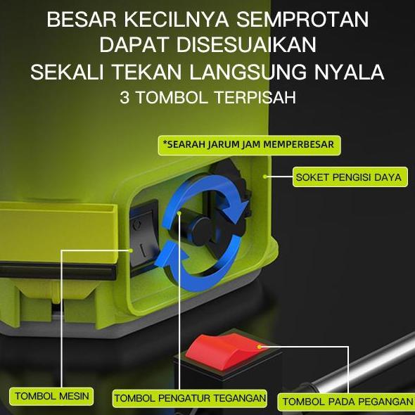 jhoncolection - zper alat semprot tangki sprayer manual 18 liter alat semprotan hama padi and spraye