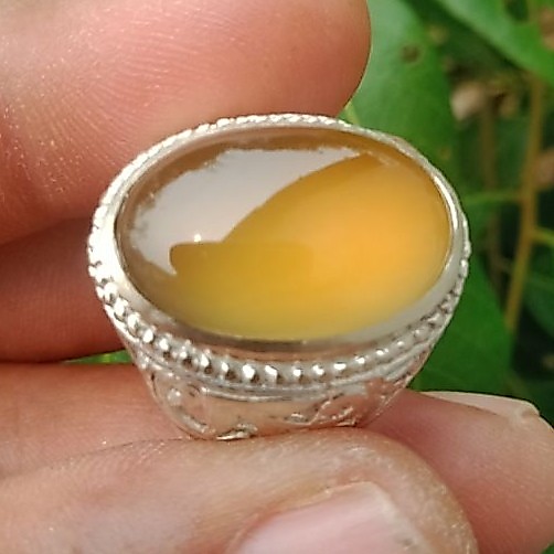 Cincin natural idocrase bio solar change color
