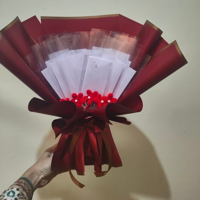 Buket Uang Kosong 30 lembar /buket slot uang isi sendiri
