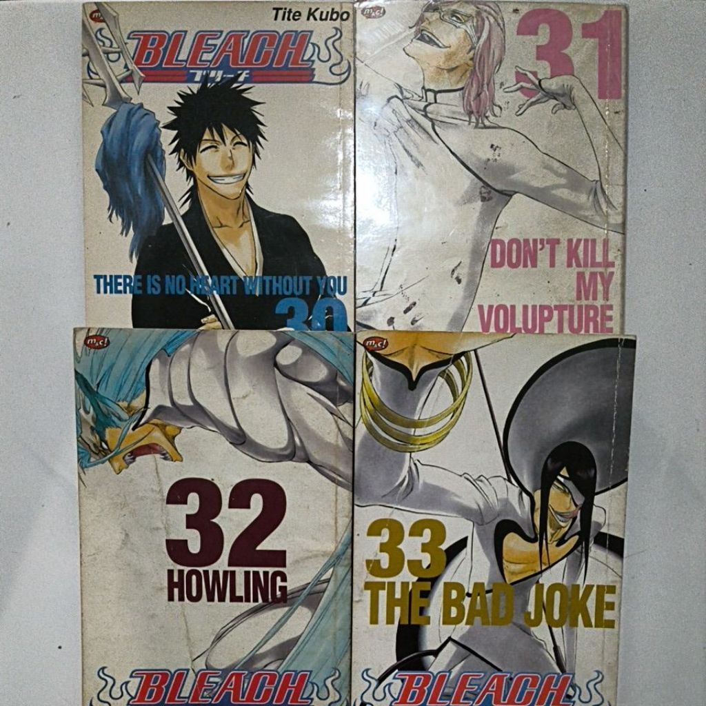komik bleach tite kubo set vol 30 - 33 bekas