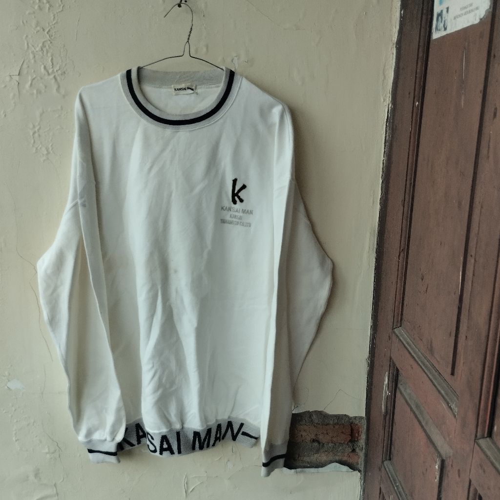 Crewneck Vintage Kansai Man 80s Big Logo Original