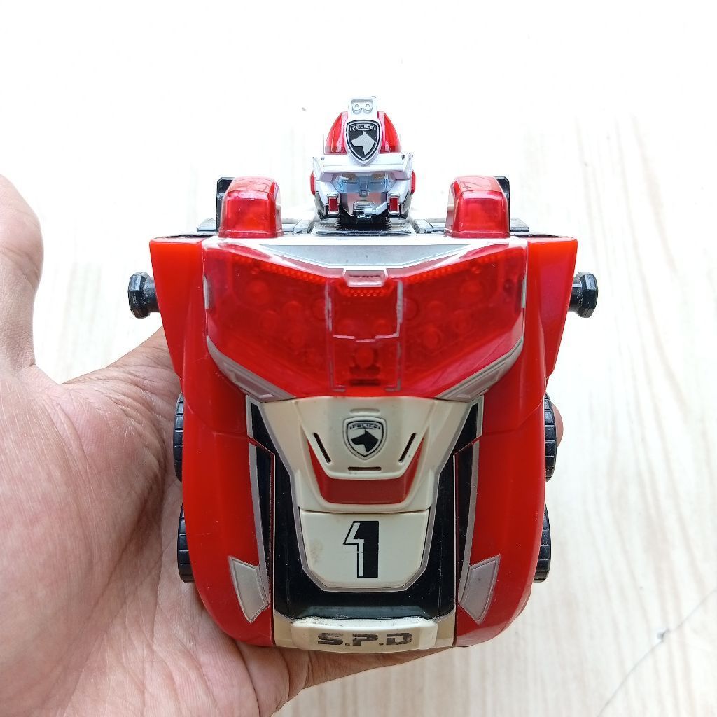 Vintage Original Bandai DX Head Megazord SPD VRV Robo Mainan Action Figure
