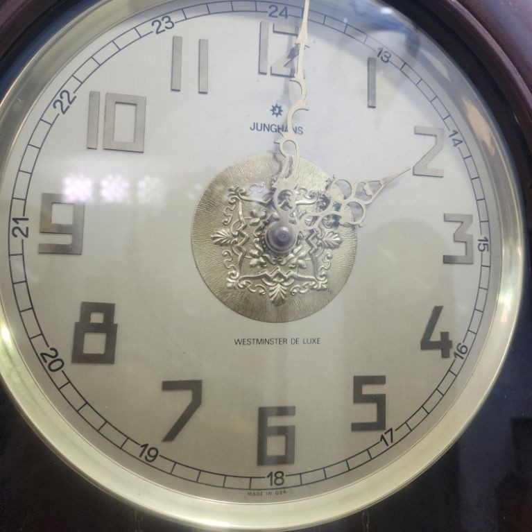 jam standing grandfatherclock almari junghans mewah ktua kuno unik antik