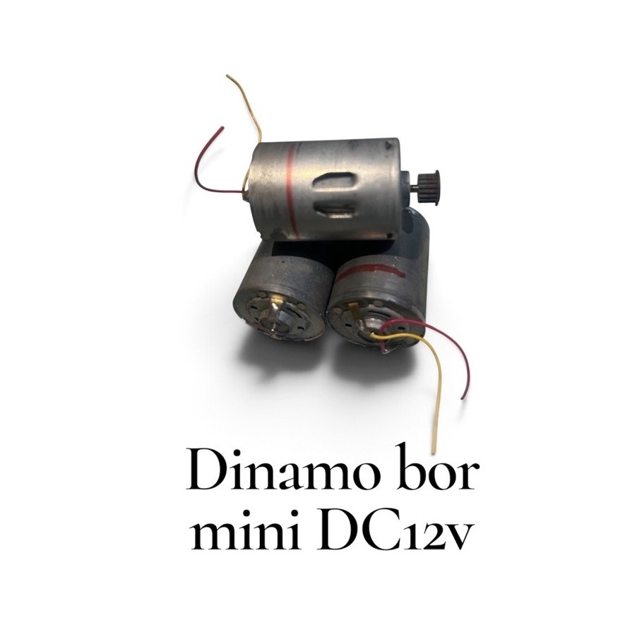 Dinamo grinder mini DC 12-24V RPM Tinggi