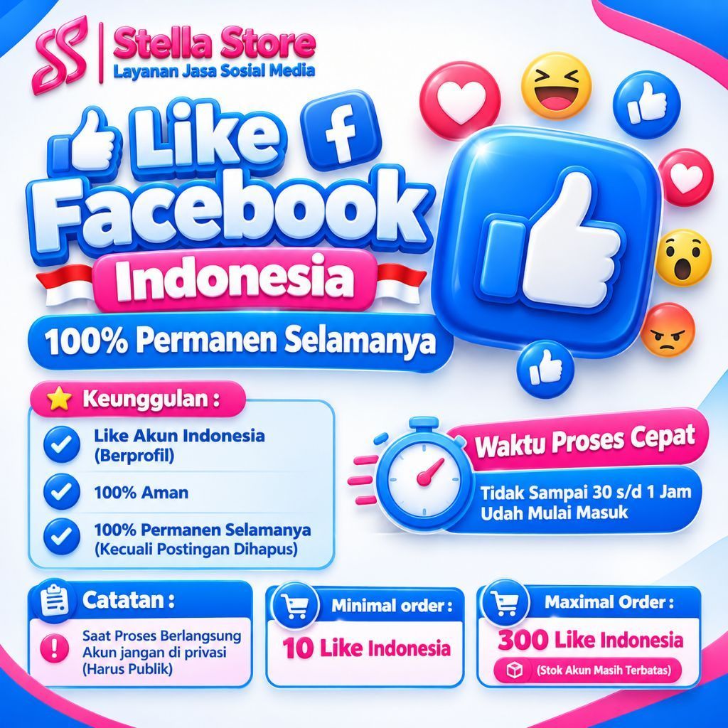 Like Facebook Indonesia Permanen Selamanya